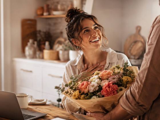 Rebre flors un dia qualsevol